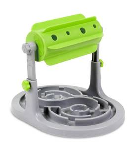 lot 2315 image: Ito Rocky Interactive Dog & Cat Food Puzzle Toy - Treat Boredom Dispensing Slow Feeder - Anxiety IQ Training in Smart Feeding and Adjustable Height for SmallMedium Dogs
