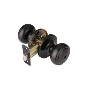 lot 2377 image: NCSEN Matte Black Door Knobs,Interior Door Knob with Lock,Coastal Style Door knob for Privacy and Bedroom (Bath or Privacy)