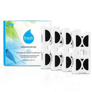 lot 2383 image: FRESH AF-1 Refrigerator Air Filter Replacement for Frigidaire - Compatible with Models AF-1, FRGPAAF1, RAF-1 - Advanced Carbon Filter Technology - (4 Pack) Air filter by MIST