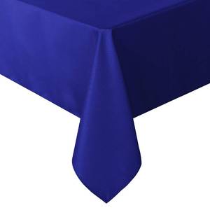 lot 18505 image: sancua Rectangle Tablecloth - 60 x 102 Inch - Stain and Wrinkle Resistant Washable Polyester Table Cloth, Decorative Fabric Table Cover for Dining Table, Buffet Parties and Camping, Blue