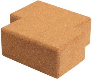 lot 18520 image: Cork Yoga Blocks 2 Pack Set -Natural Cork from Portugal, 9x6x4 Yoga Blocks Non-Slip&Anti-Tilt for Women Men, Lightweight, Odor-Resistant Moisture-Proof, Perfect Yoga Equipment