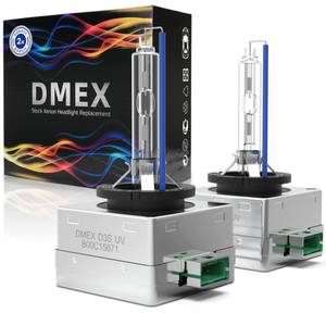 lot 18526 image: DMEX D3S HID Headlight Bulbs Xenon 8000K White Blue 35W Replacement 66340 42403 42302 Headlamp - Pack of 2(Not fit Halogen Headlight Assembly)