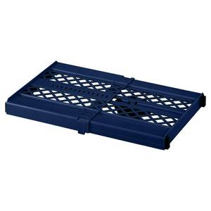 lot 18545 image: LockerMate Adjust-A-Shelf Locker Shelf, Extends to Fit Your Locker, Easy to Use, Perfect for School, Office, Gym, Blue