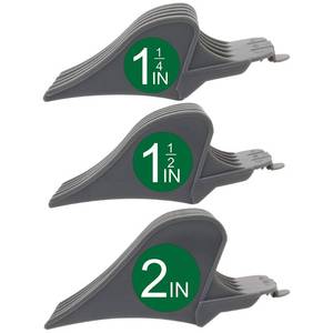 lot 18566 image: CR8GR8 Hair Clipper Guards, 3 Count - Includes NO.10, NO.12, NO.16 - Fits Most Wahl Clippers, 1.5 inch & 1.25 inch & 2 inch, Gray