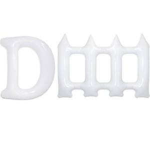 lot 18576 image: Defense Sign 2 pcs D  Fence  Defense Sports Sign  Football D Fense, Basketball D Fense  Baseball D Fense, Inflatable D-Fence sign Sports Party Decoration  Defense Gameday Decoration  BASHOUT
