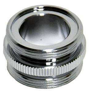 lot 18578 image: Danco 10524 1516 in.-27M x 1516 in.-27M Chrome MaleMale Aerator Adapter, Chrome
