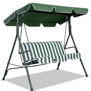 lot 18584 image: Swing Canopy Replacement, Waterproof Swing Top Cover, Garden Swing Seat Canopy Cover for 52 x 5.9 x 75 Outdoor Garden Patio Yard Park Porch Seat Furniture (Army Green)