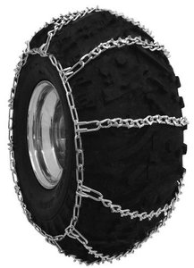 lot 18589 image: Security Chain Company 1064155 ATV Sport Trac V-Bar All-Terrain Traction Tire Chains, Zinc Plated for Durability, 1 Pair of Chains