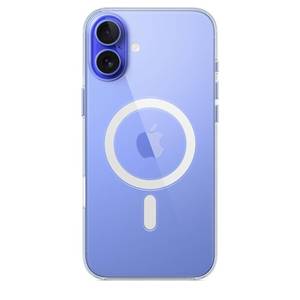 lot 18600 image: Apple iPhone 16 Plus Clear Case with MagSafe and Camera Control 