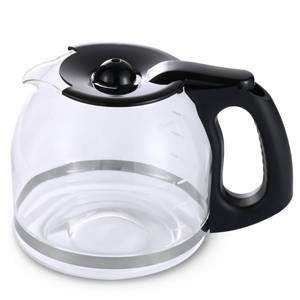 lot 18603 image: BESBARISTA 12-Cup Glass Replacement Carafe for Mr. Coffee Model #SK12, SK13, EHX23, JWX31, SJX23, SJX39 (Black, Replaces PLD12-RB)