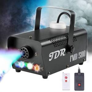 lot 18605 image: Fog Machine JDR Smoke Machine Controllable LED Light 500W and 2000CFM Fog Disinfection with Wireless and Wired Remote Control for Weddings, Halloween,Parties or Disinfection,with Fuse Protection