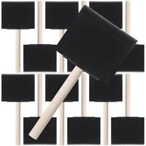 lot 20611 image: Bates- Foam Paint Brushes, 3 Inch, 12 Pack, Sponge Brushes, Sponge Paint Brush, Foam Brushes for Painting, Foam Brushes for Staining, Paint Sponges, Foam Brushes for Mod Podge Brushes