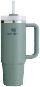 lot 20617 image: Stanley Quencher H2.0 FlowState Stainless Steel Vacuum Insulated Tumbler with Lid and Straw for Water, Iced Tea or Coffee, Smoothie and More, Shale, 30 OZ  0.89 L