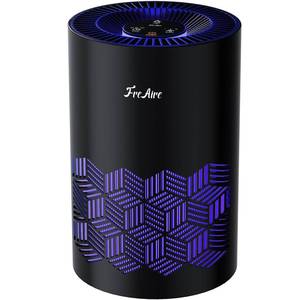 lot 20628 image: FreAire Air Purifiers, HEPA Air Purifier for Bedroom with RGB Lights Air Purifiers for Dust Pets Smoke Pollen Dander Smell, Portable Air Purifier with Air Filter For Home (Black)