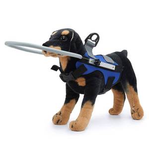 lot 20688 image: GabeFish Lightweight Adjustable Blind Ring for Dogs Cats, Pet Harness Guide Device Blue-Upgrade Small