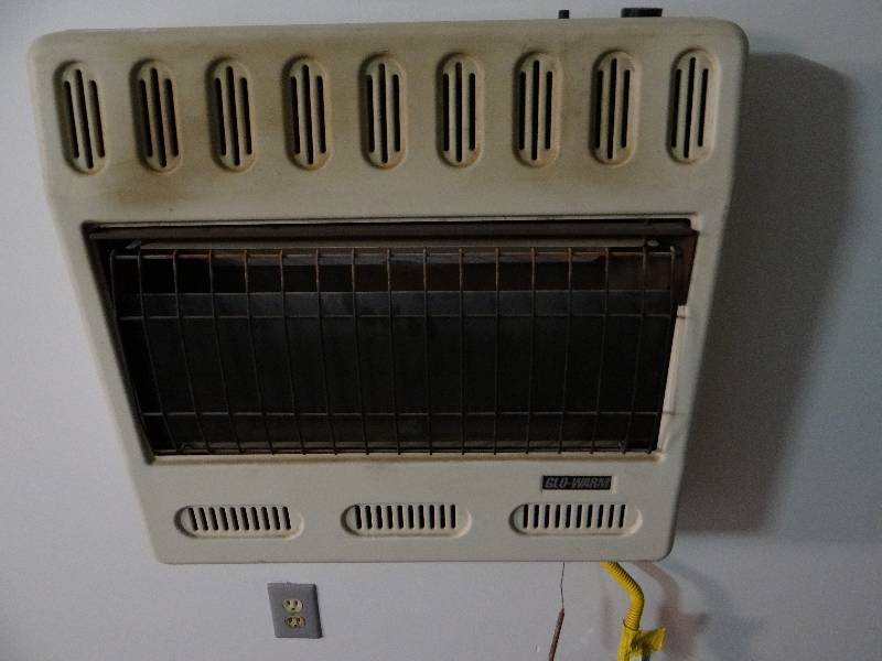 lot 1024 image: Wall mount wall heater propane.