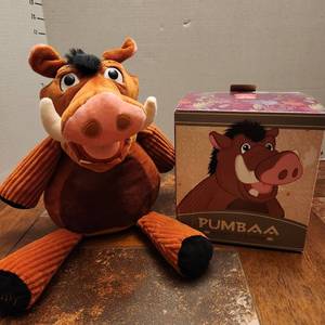 lot 134 image: Pumbaa Scentsy Buddy new in box