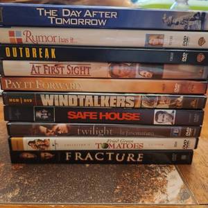 lot 165 image: 10 DVD movies all complete