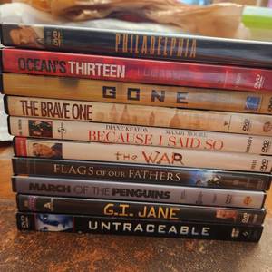lot 168 image: 10 DVD movies all complete