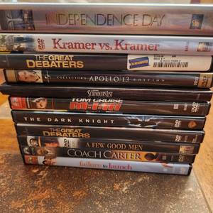 lot 172 image: 11 DVD movies all complete (one unopened)