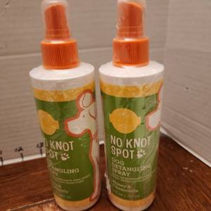 lot 189 image: Scentsy No Knot Spot dog detailing spray new in pkg