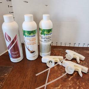 lot 197 image: Norwex Mattress Cleaner, Carpet Dtain Buster and Mold & Mildew all new