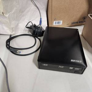 lot 266 image: Buffalo MediaStation 12x USB 3.0 External Blu-ray Writer - BR3D-12U3