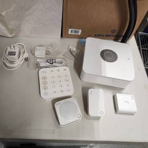 lot 277 image: Ring Alarm, keypad, ring bridge