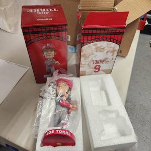lot 280 image: 2 Joe Torre bobbleheads