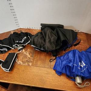 lot 313 image: 3 compact umbrellas
