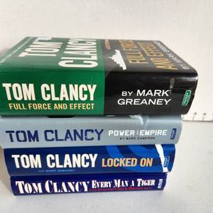 lot 426 image: Tom Clancy 4 hardback books