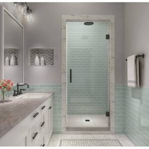 lot 17605 image: Aston SDR997EZ-ORB-38580 Kinkade XL Shower Door, Oil Rubbed Bronze - Retail $755.86