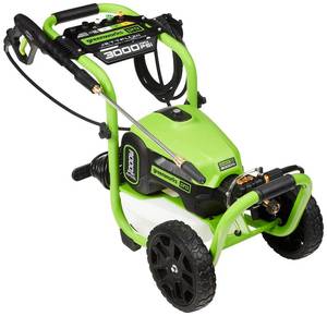 lot 17608 image: Greenworks 3000 PSI (1.1 GPM) TruBrushless Electric Pressure Washer (PWMA Certified) - Retail $332.69
