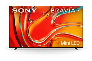 lot 17609 image: Sony BRAVIA 7 65 Inch QLED LCD TV, 4k Ultra HD with Mini LED Brightness and Contrast, Real-World Colors, Powerful Processing, Studio Calibrated Picture, Crystal Clear Picture - 65XR70 - Retail $1694.7