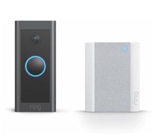 lot 41983 image: Retail - $99.00 Ring Video Doorbell Wired with Chime and Ring
