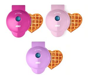 lot 41996 image: Retail - $29.98 Dash Set of 3 Mini Heart Shaped Waffle Makers