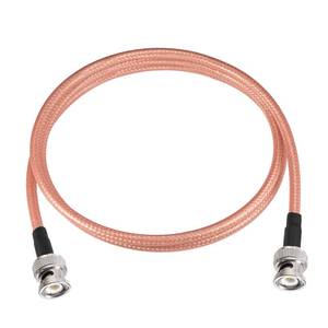 lot 48941 image: Eightwood BNC Male to BNC Male Adapter Low Loss RG400 Cable 3 Feet for CB Ham Radio Antenna Oscilloscope Spectrum Analyzer Signal Generator