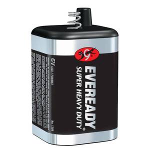 lot 48953 image: EVEREADY 6V Battery, Super Heavy Duty 6 Volt Battery, 1 Count