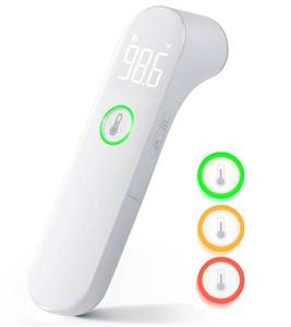 lot 48960 image: Thermometer for Adults and Kids, Fast Accurate Baby Thermometer, FSA HSA Eligible, Fever Alarm & Mute Mode, Baby Essentials - Lifetime Support