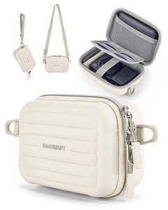 lot 48963 image: BAGSMART Digital Camera Case, Waterproof & Protective Small Camera Bag with 2 Carrying Ways, Lightweight camera sling bag for Canon PowerShot ELPH 180190  Sony DSCW800DSCW830 - Beige