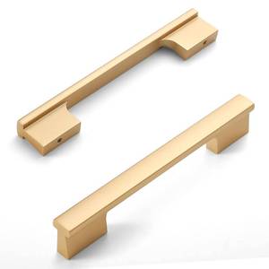 lot 21220 image: Amerdeco 10 Pack Brushed Gold Cabinet Pulls 5 Inch(128MM) Hole Centers Kitchen Cabinet Handles Hardware Kitchen Handles for Cabinets Cupboard Handles Drawer Pulls