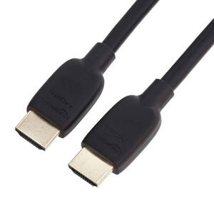 lot 21304 image: Amazon Basics HDMI Cable, 48Gbps High-Speed, 8K60Hz, 4K120Hz, Gold-Plated Plugs, Ethernet Ready, 6 Foot, Black