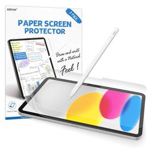 lot 21343 image: XIRON 2 PACK Paper Screen Protector for iPad 10th Generation 2022(10.9 Inch), Matte PET Film for iPad 10.9-inch (10th generation), Write and Draw Like on Paper, Anti-Glare Screen Protector