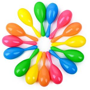 lot 21352 image: SALLYFASHION 15pcs Mini Maracas for Kids, 4.3 Inch Plastic Colorful Maracas Toy Mexican Fiesta Luau Party Noisemaker for Cinco de Mayo Day Musical Instruments for Toddlers Party Favors