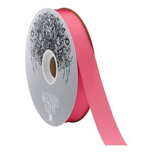 lot 21353 image: Berwick 210, 78 W x 100 yards, Hot Pink Bulk Satin Acetate Craft Ribbon Spool