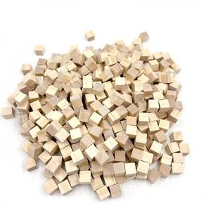 lot 21355 image: Wood Blocks for Crafts, Unfinished Wood Cubes, 1cm Natural Wooden Blocks, Pack of 300 Small Wood Square Blocks, Wooden Cubes for Arts and Crafts and DIY Projects
