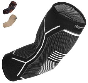 lot 21382 image: Kunto Fitness Elbow Brace Compression Support Sleeve for Tendonitis, Tennis Elbow, Golf Elbow Treatment - Reduce Joint Pain During Any Activity