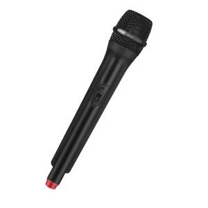 lot 21397 image: NCWIND Fake Microphone Plastic Realistic Microphone Simulate Speech Practice Prop for Karaoke Fun Stage or Costume Prop Birthday Party Accessory(Random Color on The Bottom)
