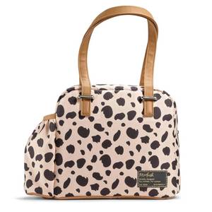 lot 21424 image: Fit & Fresh Lunch Bag For Women, Insulated Womens Lunch Bag For Work, Leakproof & Stain-Resistant Large Lunch Box For Women With Expandable Bottle Pocket, Zipper Closure, Laketown Lunch Bag, Cheetah