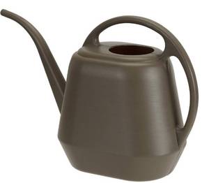 lot 21441 image: Plastic Watering Can, 1-Gallon, Deep Gray